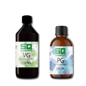 BASE SCOMPOSTA 50/50 500ML ( 250 VG + 250 PG) SOLUZIONE 0