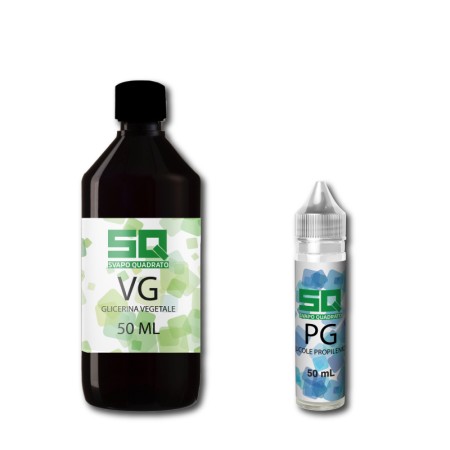 BASE SCOMPOSTA 50/50 500ML ( 50 VG + 50 PG) SOLUZIONE 16