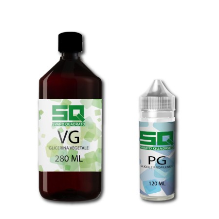BASE SCOMPOSTA 70/30 1000ML ( 280 VG + 120 PG) SOLUZIONE 12