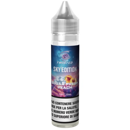 TW SKY EDITION  SUGAR FRESH PEACH SHOT 20 ML