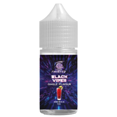 TWISTED SINGLE BLACK VIPER AROMA MIX 10+10