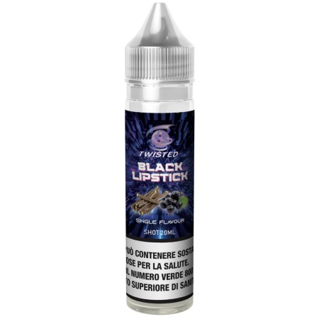 TWISTED SINGLE BLACK LIPSTICK SHOT 20 ML