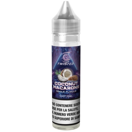 TWISTED SINGLE COCONUT MACAROONS SHOT 20 ML