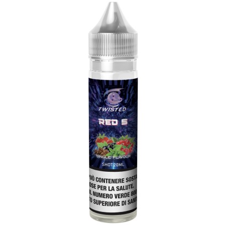 TWISTED SINGLE RED 5 SHOT 20 ML