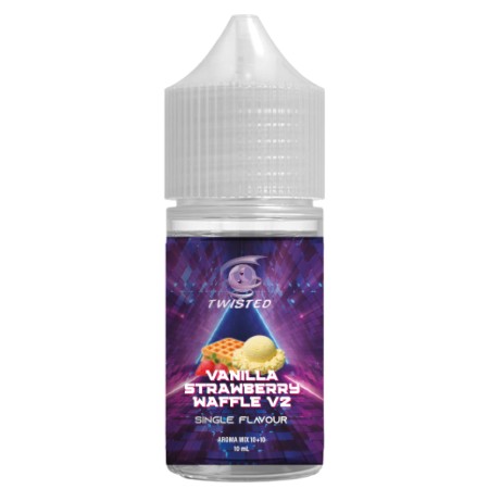TWISTED SINGLE VANILLA STRAWBERRY WAFFLE V2 AROMA MIX 10+10