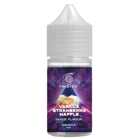 TWISTED SINGLE VANILLA STRAWBERRY WAFFLE AROMA MIX 10+10