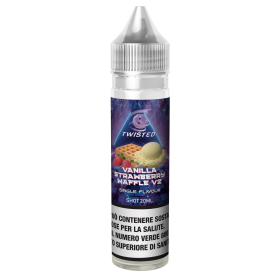 TWISTED SINGLE VANILLA STRAWBERRY WAFFLE V2 SHOT 20 ML